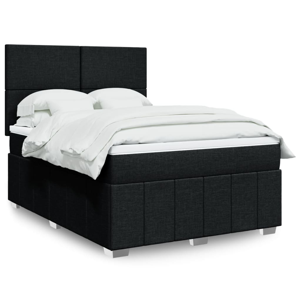 Boxspring Met Matras Stof 140 x 190 cm