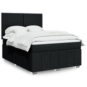 Boxspring met matras 140x190 cm zwart