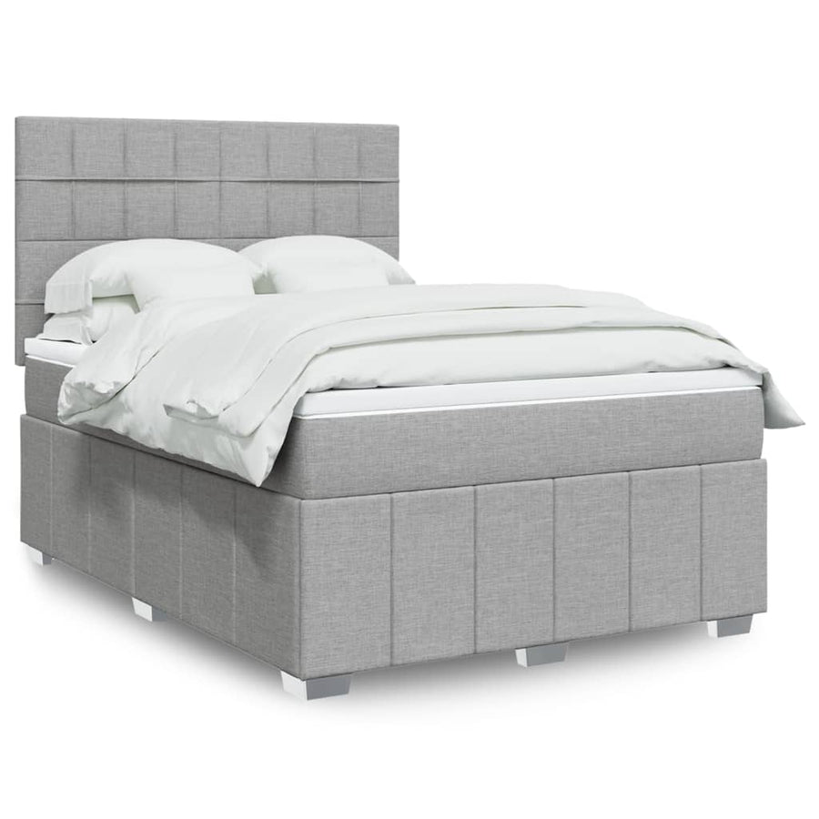 Boxspring Met Matras Stof 140 x 190 cm