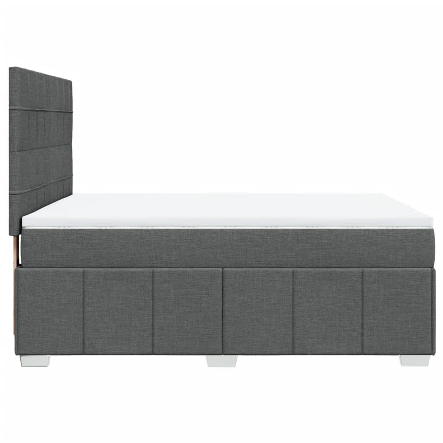 Boxspring Met Matras Stof 140 x 190 cm