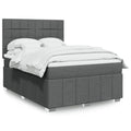 Boxspring Met Matras Stof 140 x 190 cm