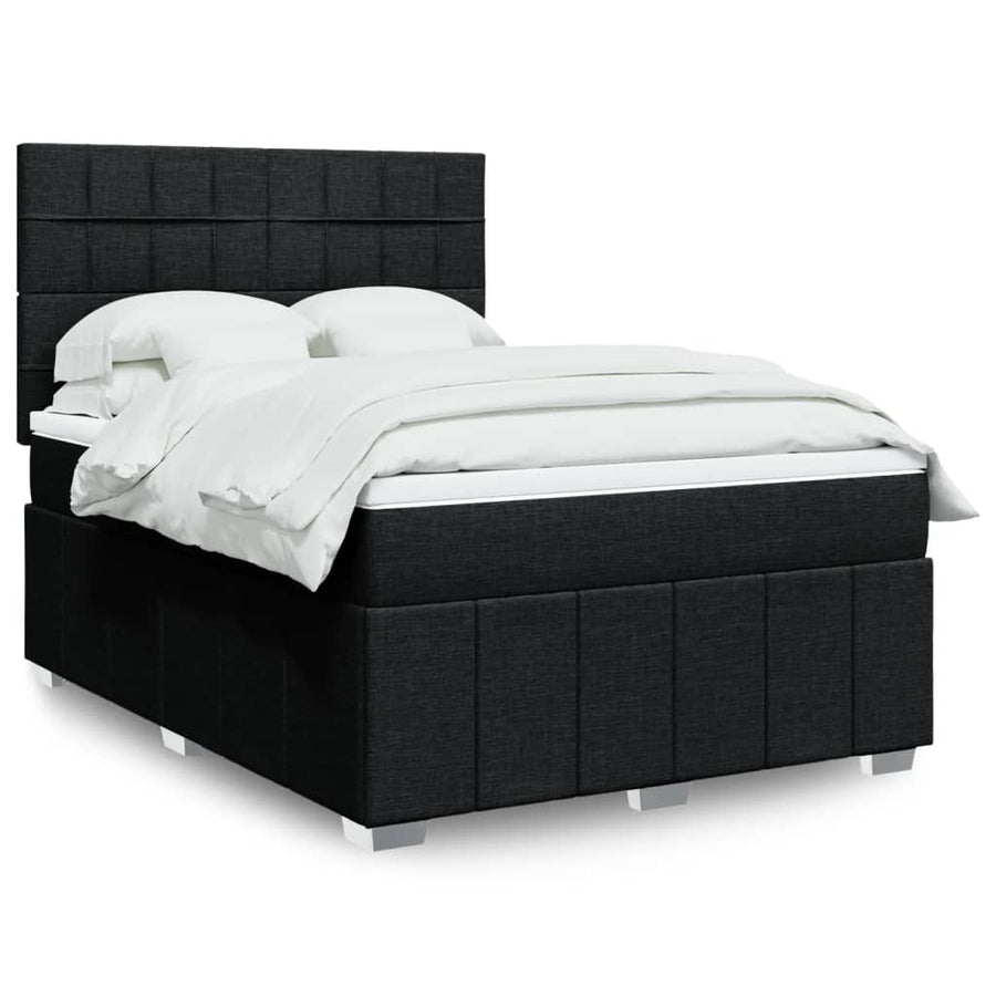 Boxspring Met Matras Stof 140 x 190 cm