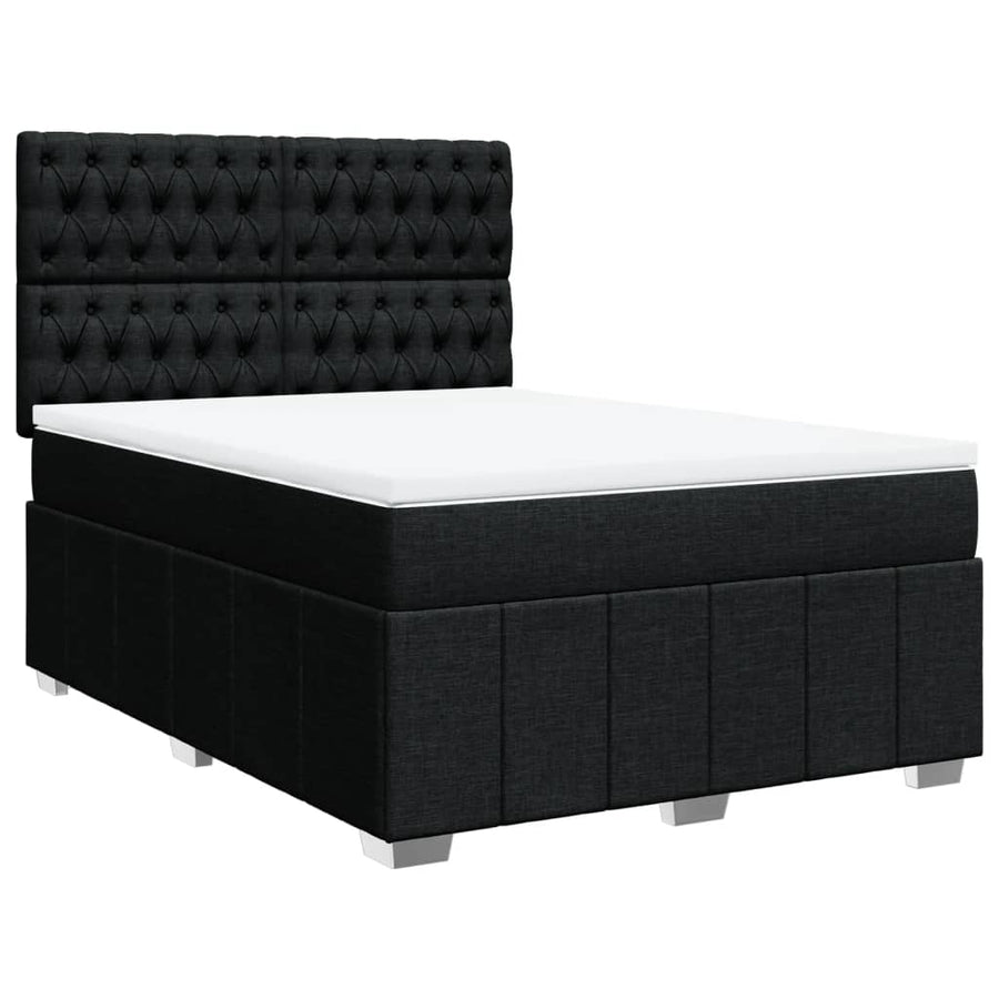 Boxspring Met Matras Stof 140 x 190 cm