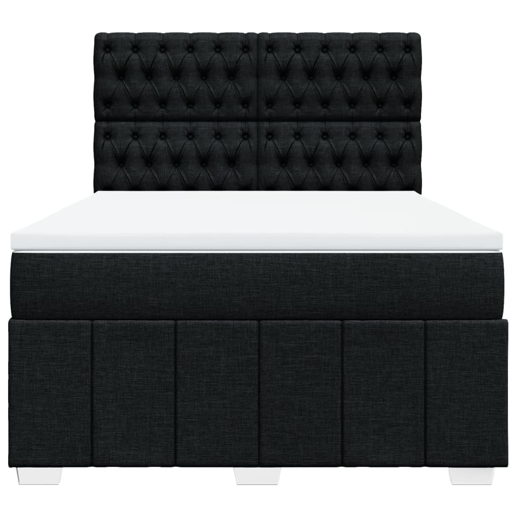 Boxspring Met Matras Stof 140 x 190 cm