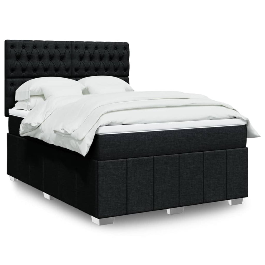 Boxspring Met Matras Stof 140 x 190 cm