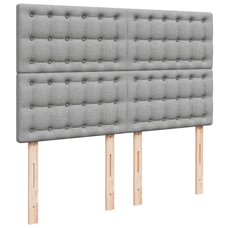 Boxspring Met Matras Stof 140 x 190 cm