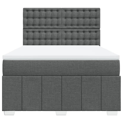 Boxspring Met Matras Stof 140 x 190 cm