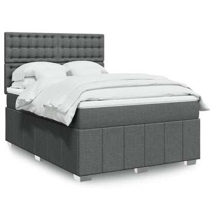 Boxspring Met Matras Stof 140 x 190 cm
