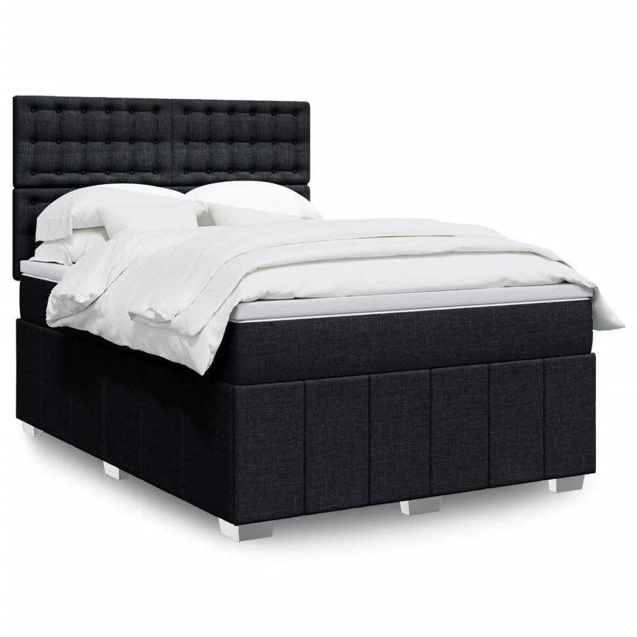 Boxspring Met Matras Stof 140 x 190 cm