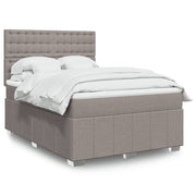 Boxspring 140x190 cm taupe pocketvering