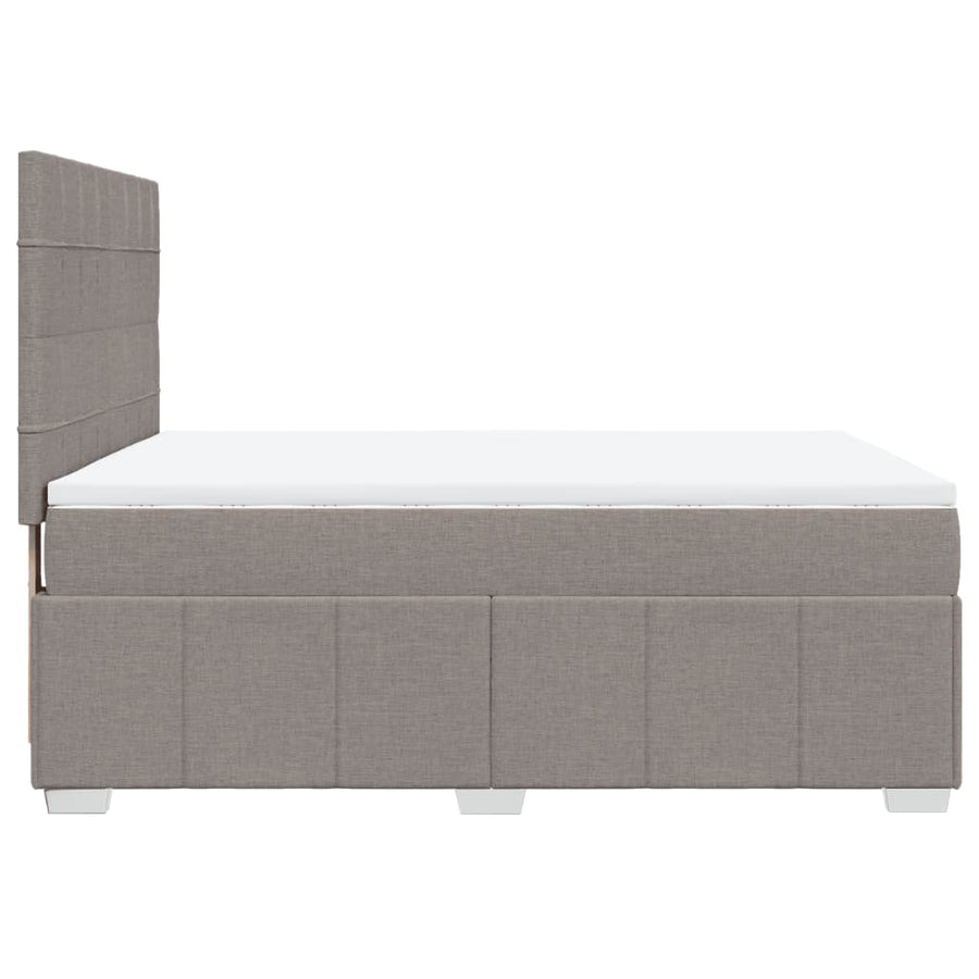Boxspring Met Matras Stof 160 x 200 cm