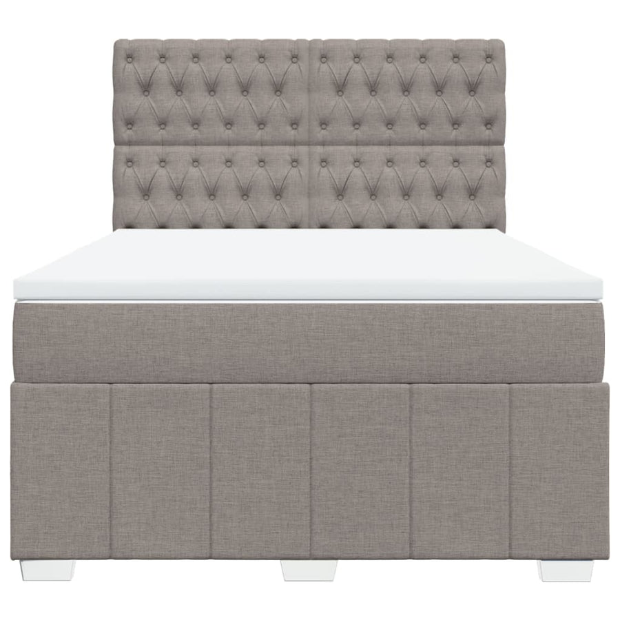 Boxspring Met Matras Stof 160 x 200 cm