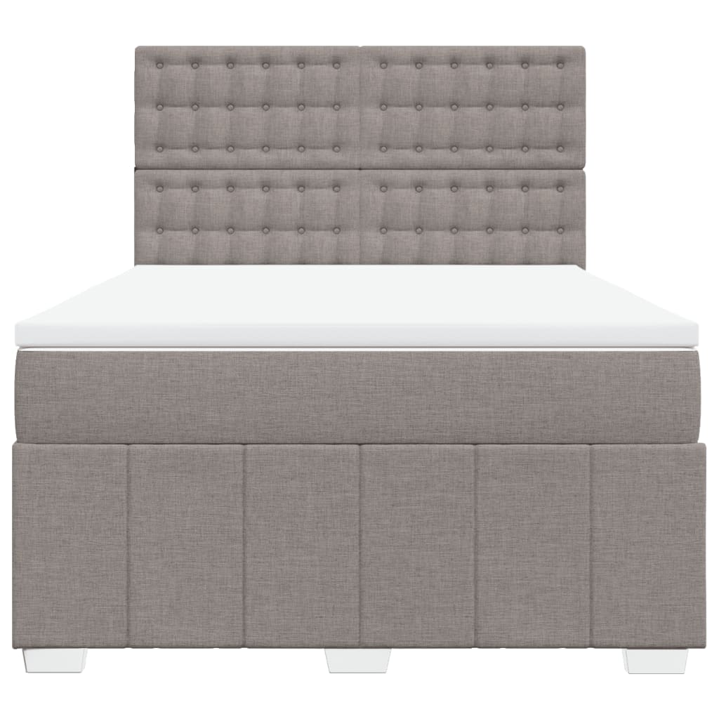 Boxspring Met Matras Stof 160 x 200 cm