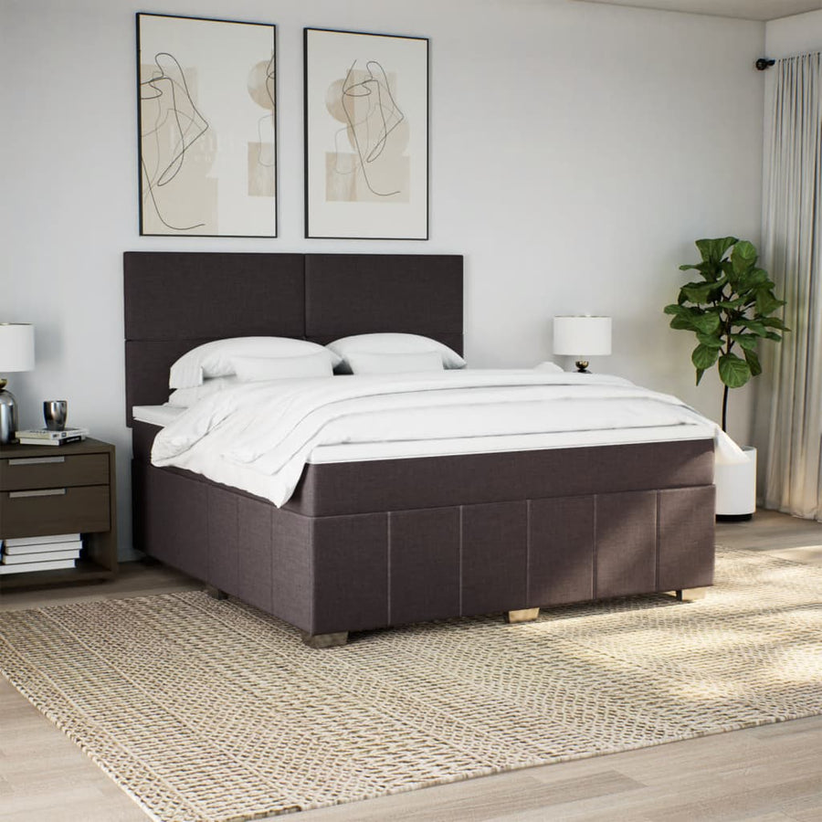 Boxspring Met Matras Stof 180 x 200 cm