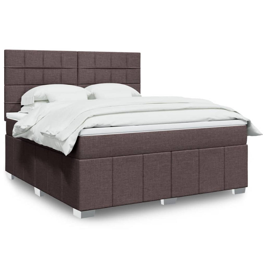 Boxspring Met Matras Stof 180 x 200 cm