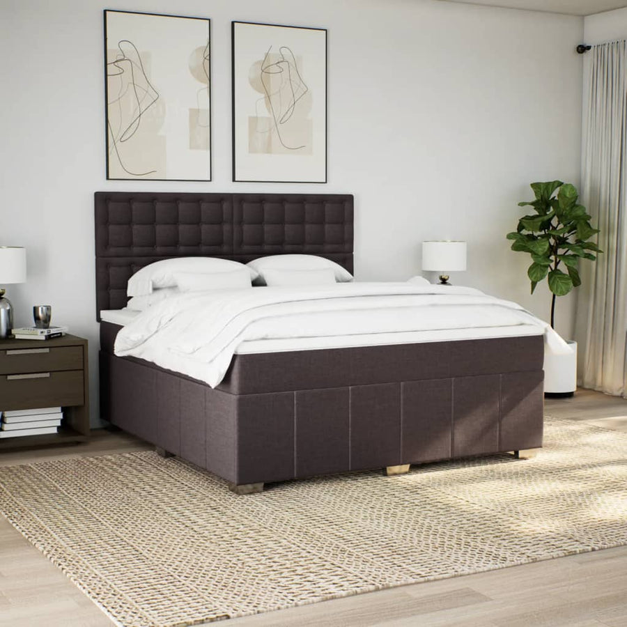 Boxspring Met Matras Stof 180 x 200 cm