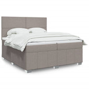 Boxspring 200x200 cm taupe met matras
