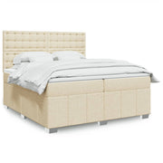 Boxspring crèmekleurig 200x200 cm