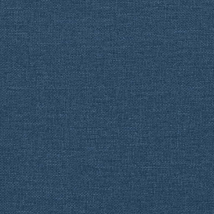 Boxspring met matras stof blauw 200x200 cm