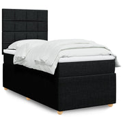 Boxspring met matras 80x200 cm zwart