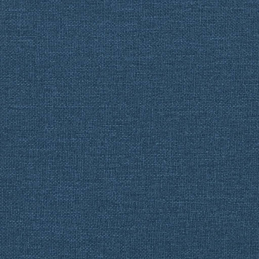 Boxspring met matras stof blauw 80x200 cm