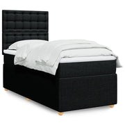 Boxspring met matras 90x190 cm zwart