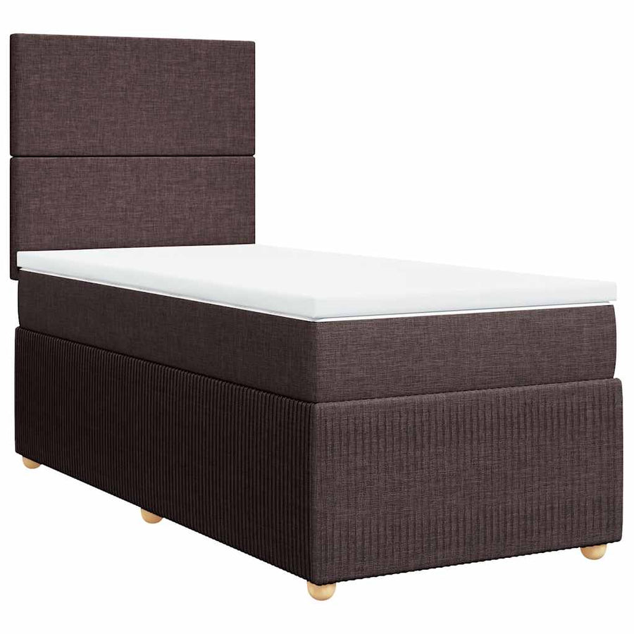 Boxspring Met Matras Stof 100 x 200 cm