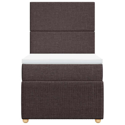 Boxspring Met Matras Stof 100 x 200 cm