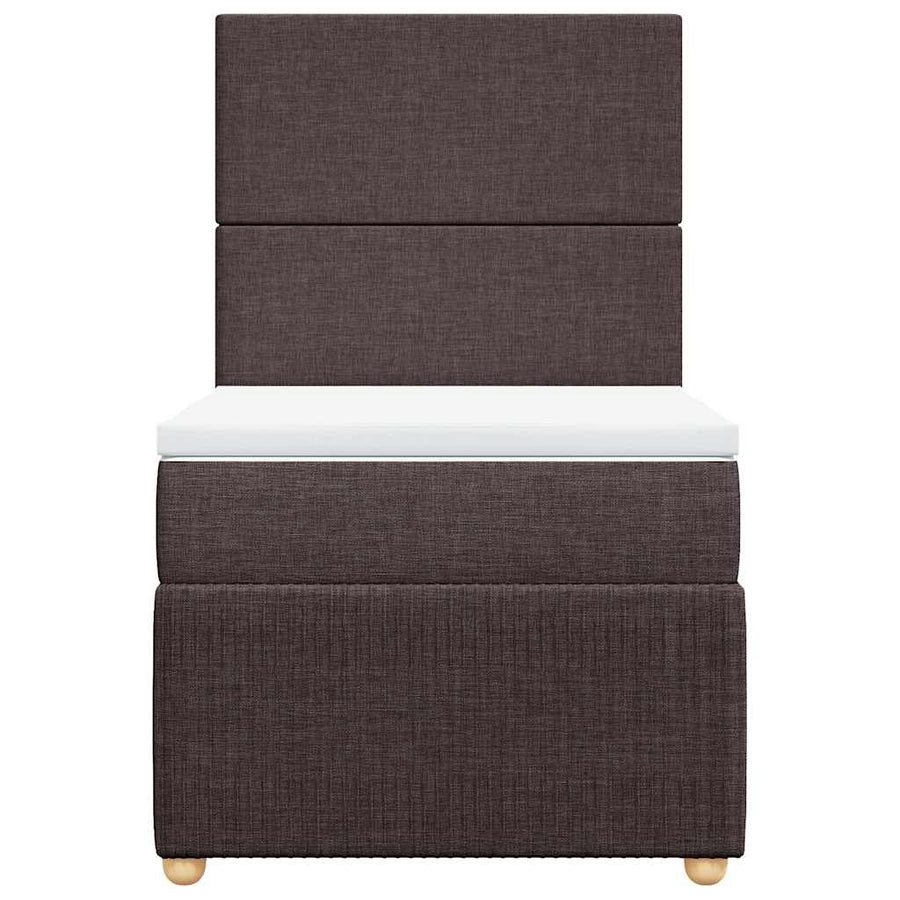 Boxspring Met Matras Stof 100 x 200 cm