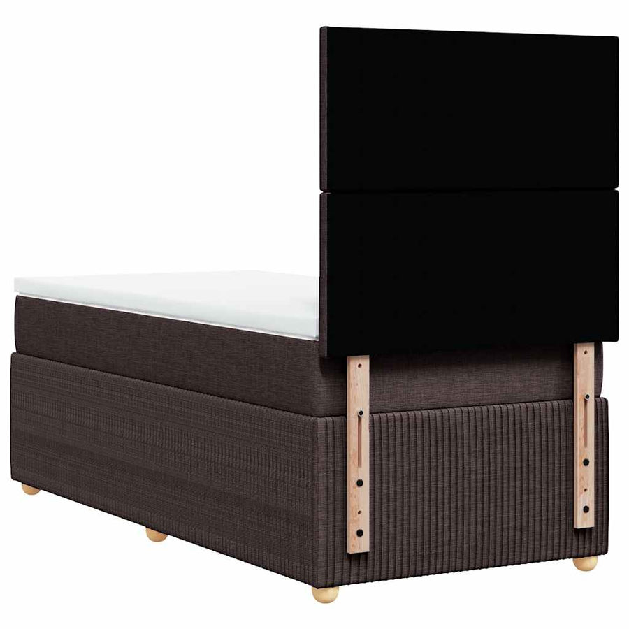 Boxspring Met Matras Stof 100 x 200 cm