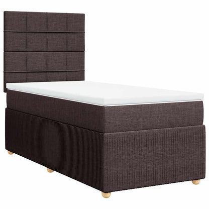 Boxspring Met Matras Stof 100 x 200 cm