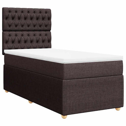 Boxspring Met Matras Stof 100 x 200 cm