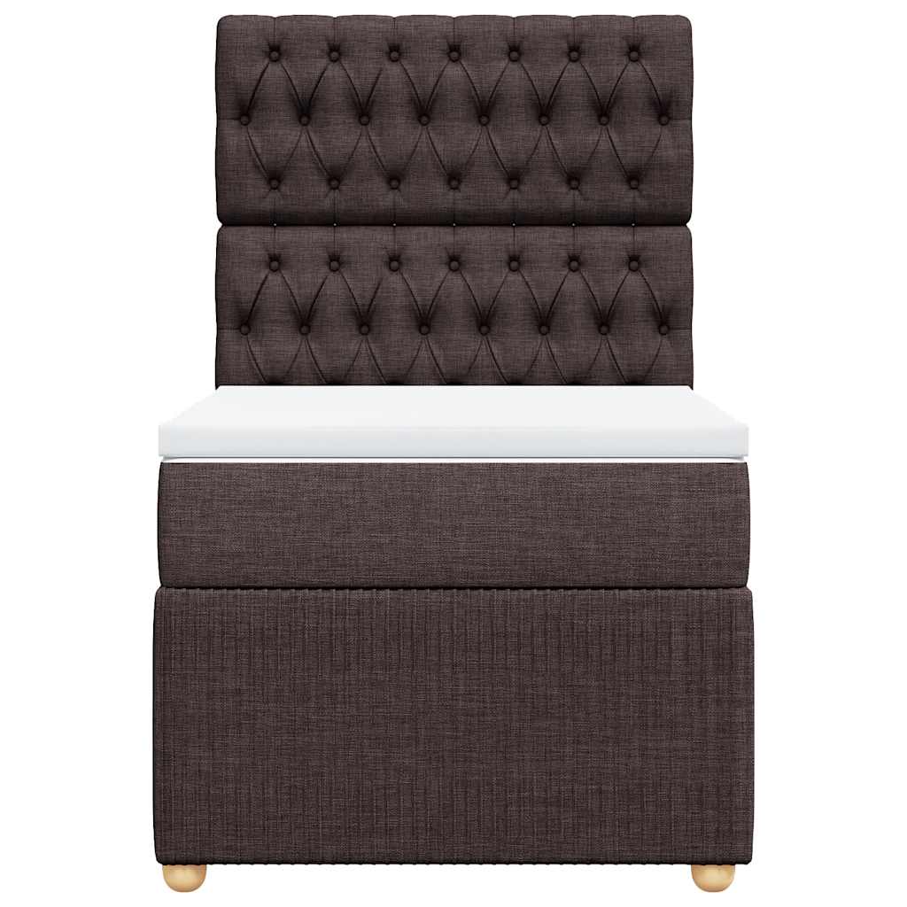 Boxspring Met Matras Stof 100 x 200 cm