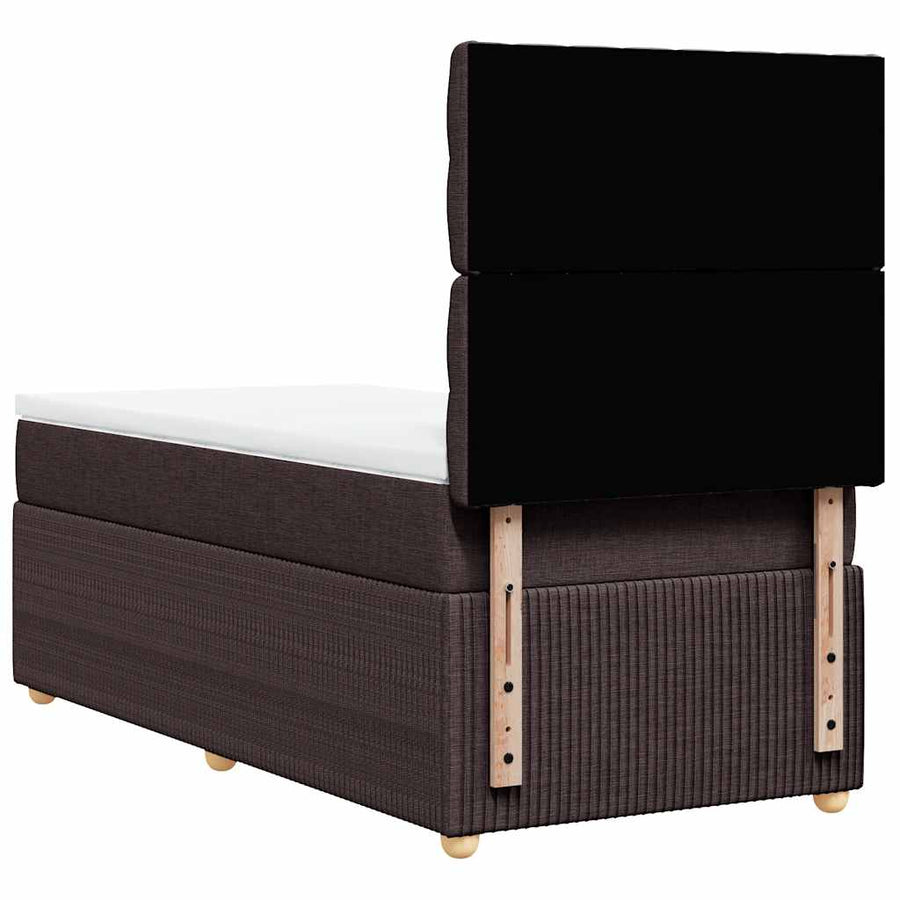 Boxspring Met Matras Stof 100 x 200 cm