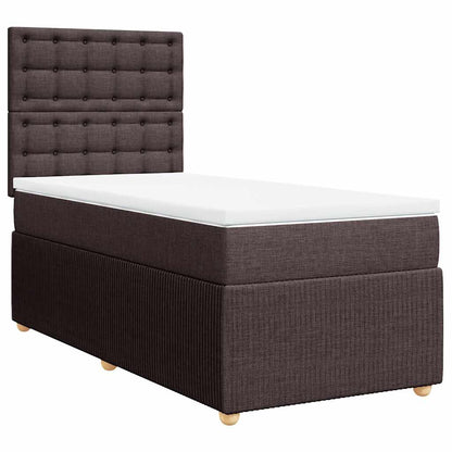Boxspring Met Matras Stof 100 x 200 cm