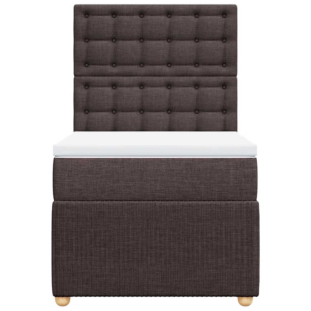 Boxspring Met Matras Stof 100 x 200 cm