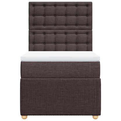 Boxspring Met Matras Stof 100 x 200 cm