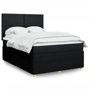 Boxspring met matras 140x200 cm zwart