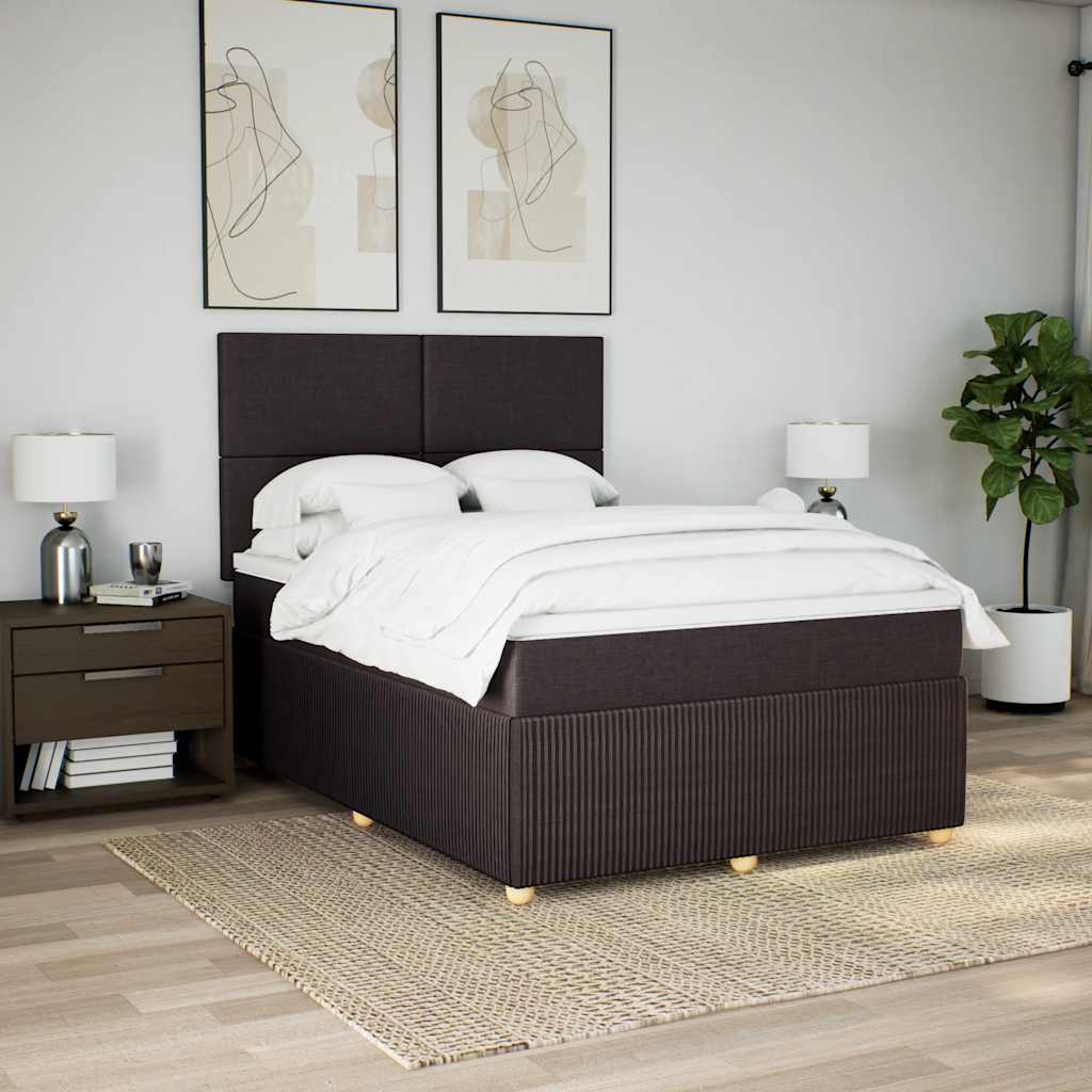 Boxspring Met Matras Stof 140 x 200 cm