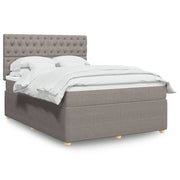 Boxspring 140x200 cm taupe met matras