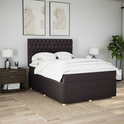 Boxspring Met Matras Stof 160 x 200 cm