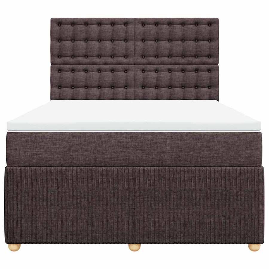 Boxspring Met Matras Stof 160 x 200 cm