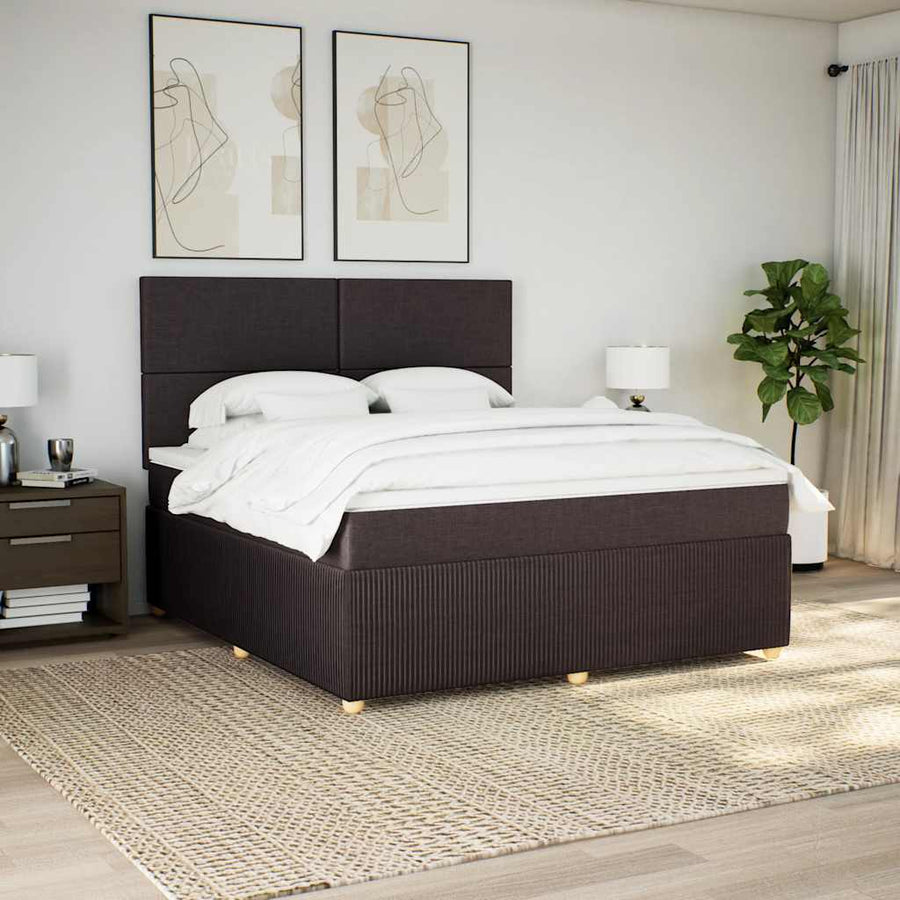 Boxspring Met Matras Stof 180 x 200 cm