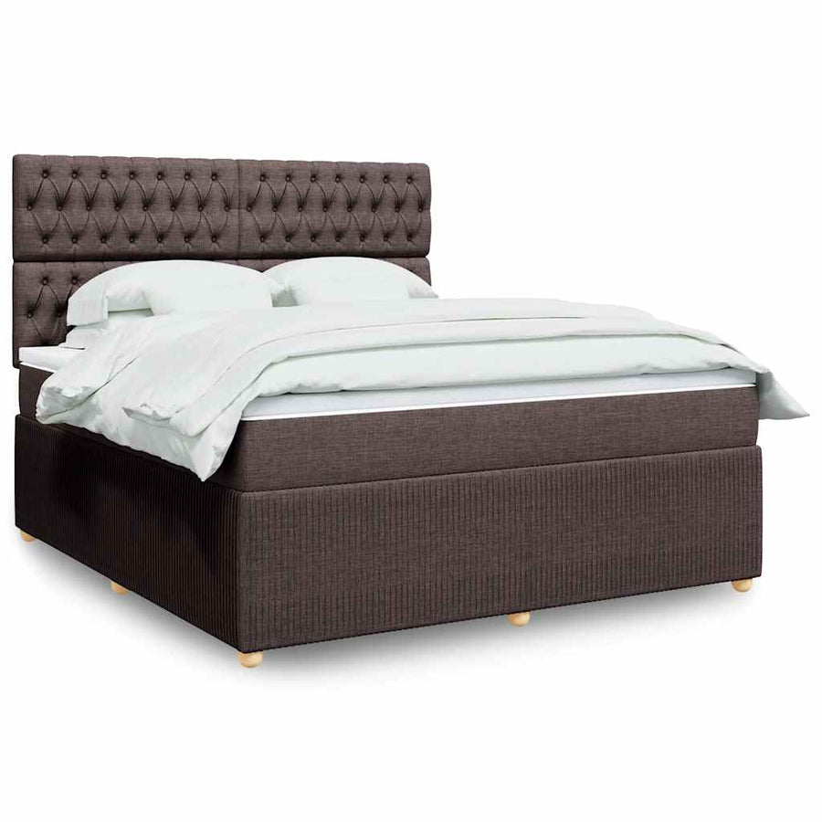 Boxspring Met Matras Stof 180 x 200 cm
