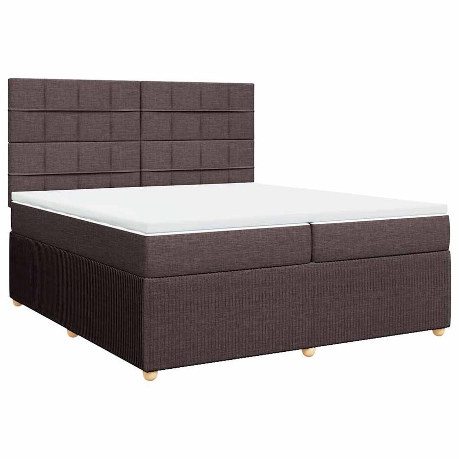 Boxspring Met Matras Stof 200 x 200 cm