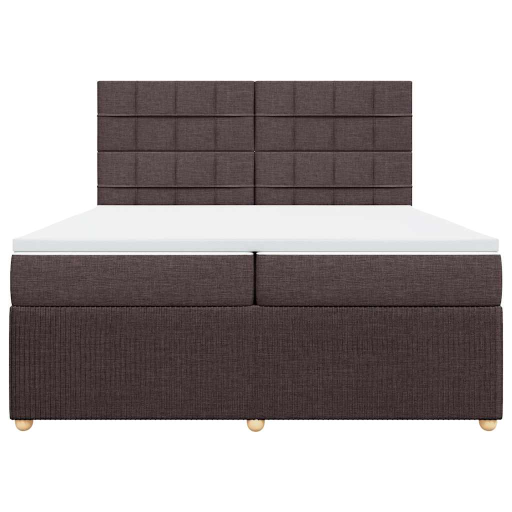 Boxspring Met Matras Stof 200 x 200 cm