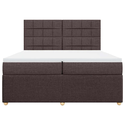 Boxspring Met Matras Stof 200 x 200 cm