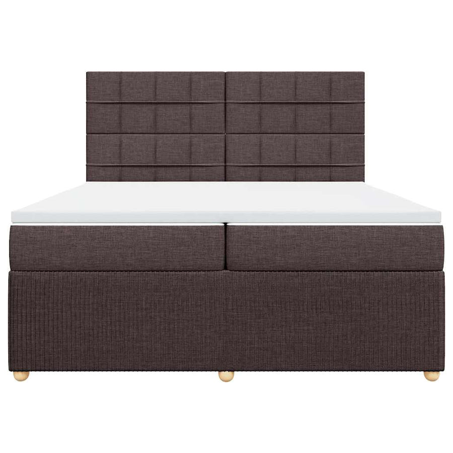 Boxspring Met Matras Stof 200 x 200 cm