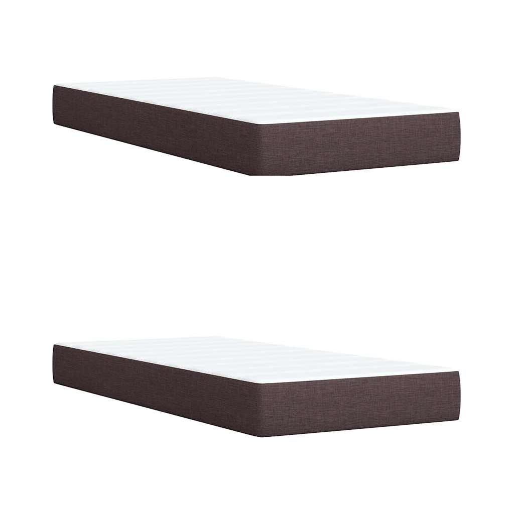 Boxspring Met Matras Stof 200 x 200 cm