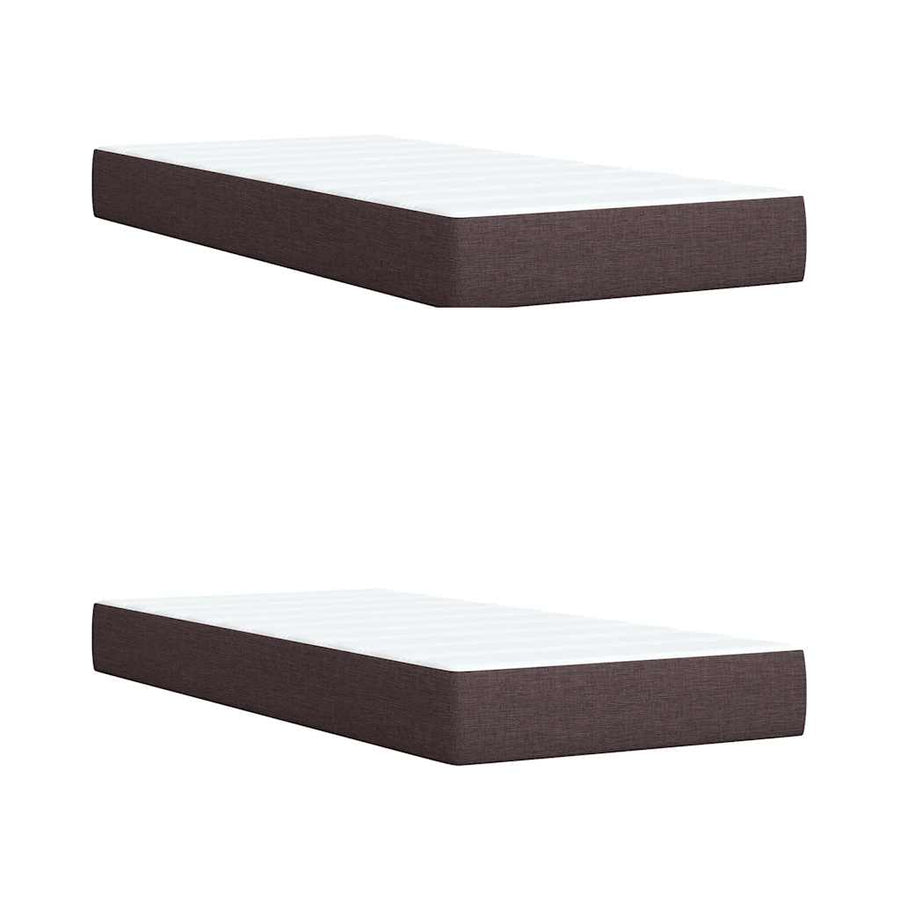 Boxspring Met Matras Stof 200 x 200 cm